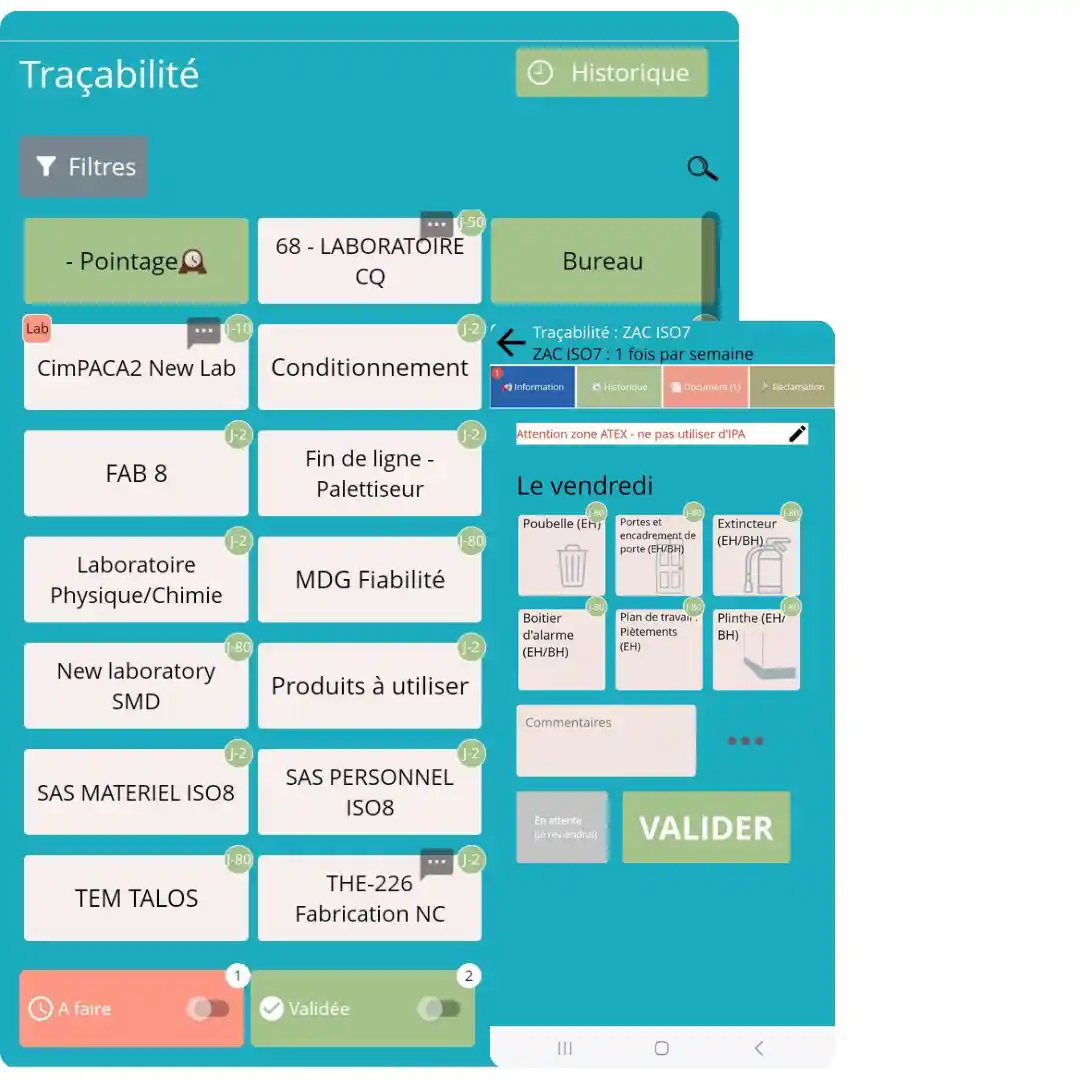 fonctionnalité traçabilité